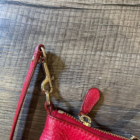Coach kelsey satchel pink - Gem Coach Kelsey satchel purse in red pebble leather gold tone hardware